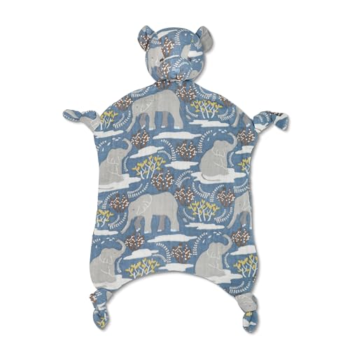 Apple Park Kids Lovey | Non-Toxic, Hypoallergenic, 100% Organic Muslin for 0m+ | Security Blanket (Safari Print)