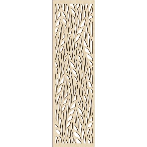 Image of Ortonville Decorative Pierced Fretwork Wood Wall Panels, 27 3 /8 inchW x 69 3 /8 inchH x 3 /8 inchT, Birch