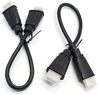 2-Pack 4K Ultra High-Speed HDMI Cable, 0.25m HDMI Jumper, OD 5.0mm