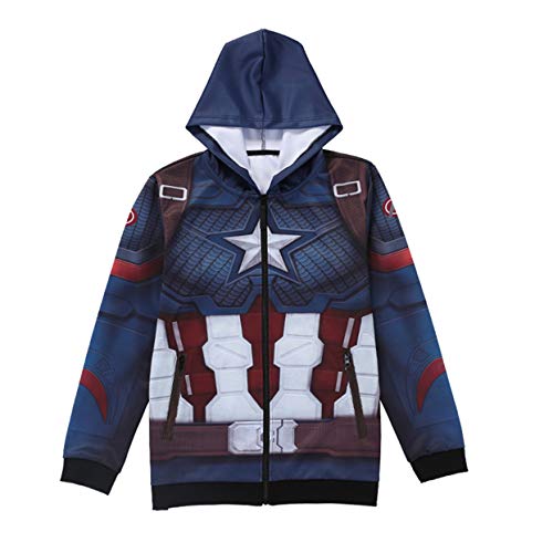 Image of 3D Captain Fashion Cosplay Hoodie Jacket