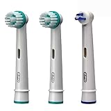1 interspace y 2 ortopédicos Braun Oral-B Set de 3 Cabezales de Cepillo Eléctrico, Azul, Verde, Blanco