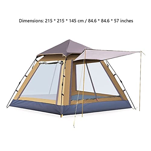 Carpa automática para camping 3-4 personas azul cielo miniatura 2