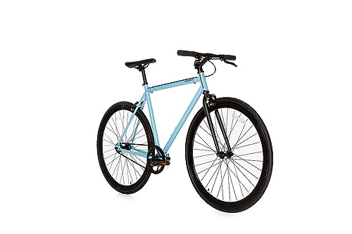 Moma Bikes Bicicleta Fixie Urbana, Fixie AzulFixed Gear & Single Speed (Varias Tallas)