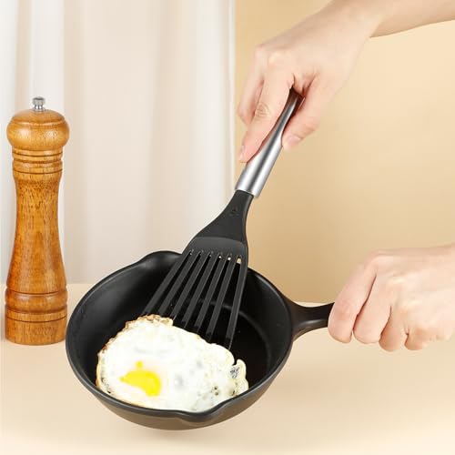 Image of Tenta Kitchen Flexible Fish Turner Spatula, for Fish /Egg /Meat /Dumpling Frying