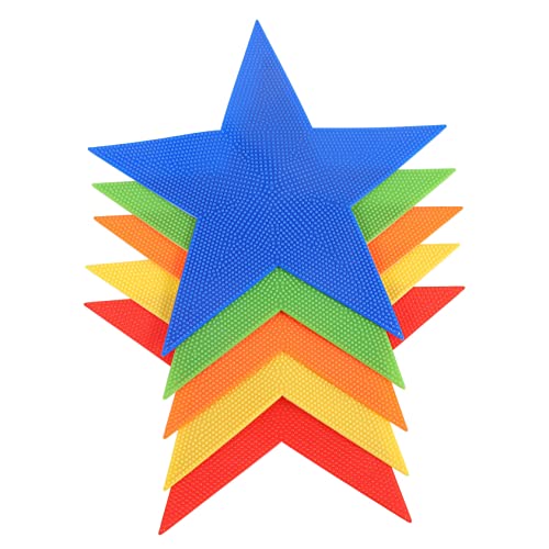 FRCOLOR 5個 スポーツトレーニング用製フラットマーカー サッカー バスケットボール テニス練習用地標? 耐久性 滑り止め機能付き 学校 ジム