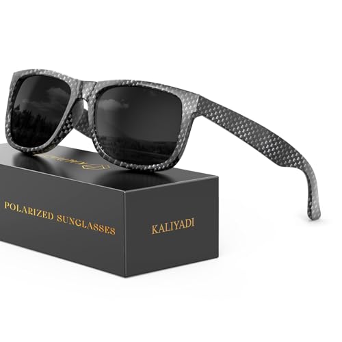 Image of KALIYADI Sunglasses-Men Polarized-Sunglasses for Men: Classic Sun Glasses for Driving Fishing Golf with UV400 Protection