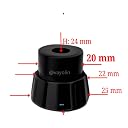 Universal Air Cooler Drain Plug Rubber Cap 1 cm to 2 cm (20mm) | Compatible with Symphony & Other Coolers | Leak-Proof Water Drain Plug Replacement for Air Cooler Tank (20m.m) gallery image