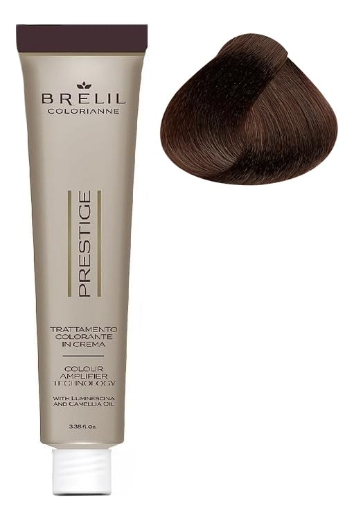 Brelil Colorianne Prestige Technologically Advanced Cream Dyeing Treatment Hydra Color Technology, Light Golden Brown, 100 ml./3.38 fl.oz. (5/30)