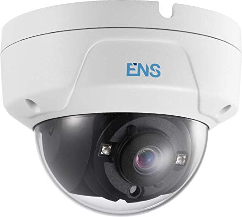 ENS SCC48D3/28-K 8MP IR DWDR TVI/AHD/CVI/CVBS HD Dome Camera with 2.8 mm Fixed Lens, BNC Connection.