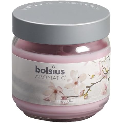 Ivyline Magnolia Scented Candle in Glass Jar Cover