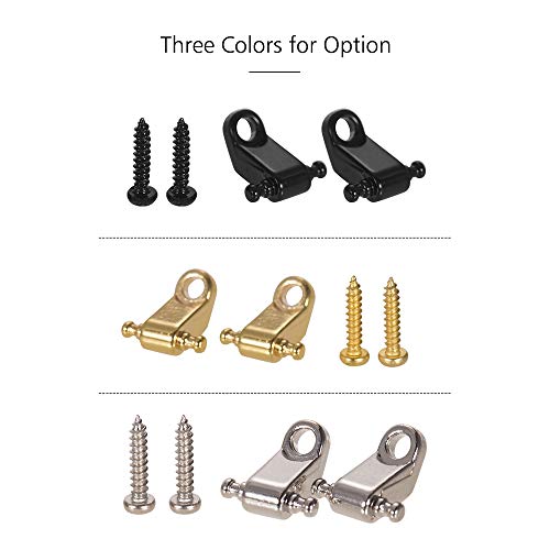 RuleaxAsi 2 pcs Guitarra Elétrica String Roller Guia de Retentor de Guitarra Peças de Reposição Aces