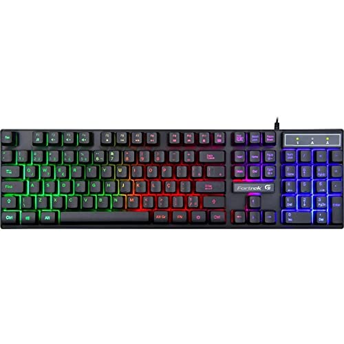 Fortrek Teclado Gamer BLACKFIRE NEW, PRETO