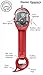 Kuhn Rikon Auto Safety Master Opener for Cans, Bottles and Jars, 9 x 2.75 inches, Red