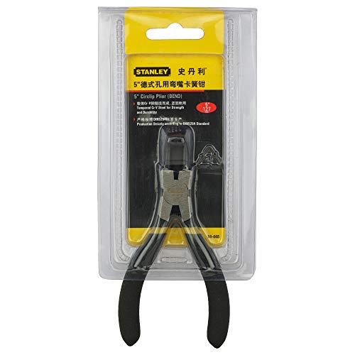 Image of STANLEY 84-446-23 Circlip Pliers Bent Internal-130mm /5''