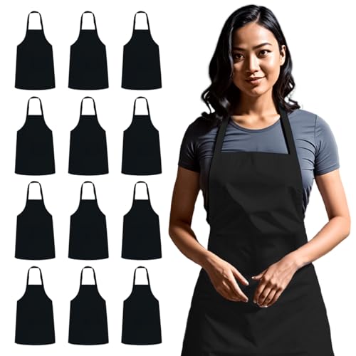 La mejor comparación de Delantales , listamos los 10 mejores. 44 Delantales De Cocina 12 Piezas,Mandil Parrillero Hombre Y Mujer,Mandil Chef,CordóN Delantal Extendido Impermeable, Anti-Aceite,Transpirable,Para JardineríA,Barbacoa,Cocinar...