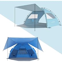 Elegear Beach Tent with 360 Removable Canopy + Portable Beach Tent with Canopy Bundle