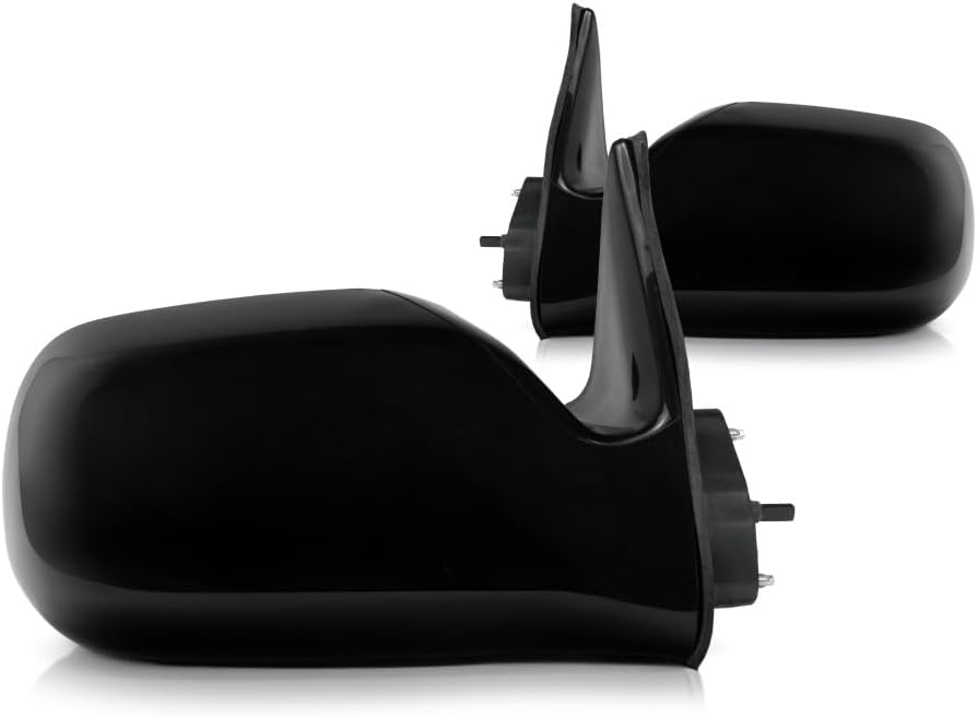 For Toyota Tacoma 2001 02 03 2004 Door Mirror Driver and Passenger Side | Pair | Manual | 2WD | Replacement For 87940-04090, 87910-04080 | TO1320160, TO1321160