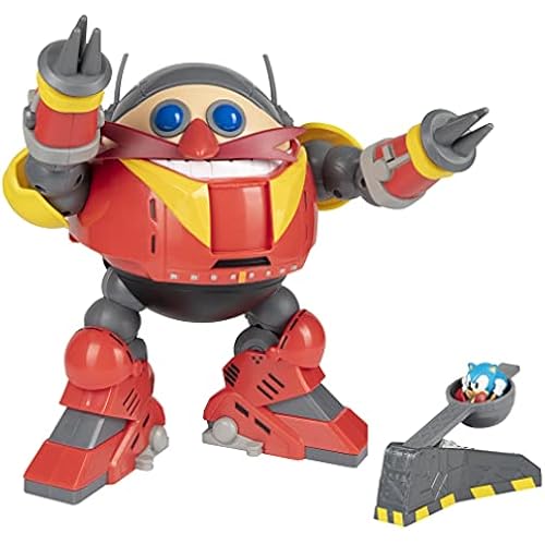 Sonic The Hedgehog Giant Eggman Robot Battle Set with Catapult
