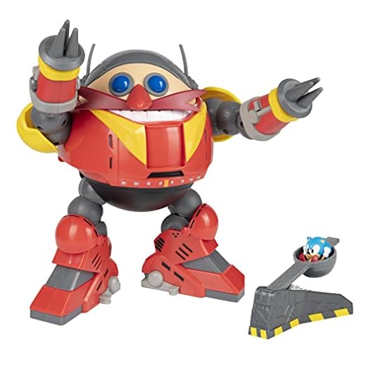Sonic The Hedgehog Giant Eggman Robot Battle Set with Catapult