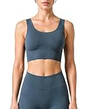 Risalti Top Deportivo Mujer Acanalado Ilena - Top Mujer en Microfibra, Sujetador Deportivo, Crop Top de Fitness, Ropa Deportiva Mujer Conjuntos, Brassiere, Sujetadores Mujer - Made in Italy
