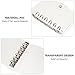 DOITOOL 2pcs PVC Diary Cover Notebook Cover Planner Diary PVC Protector Eco-Friendly Material Simple Elegant Design