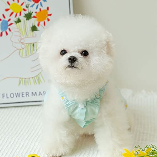 Flowers Elegant Princess Small Dog Dress Spring Summer Dog Dresses Girls Puppy Lightweight Pet Dresses #TOP5