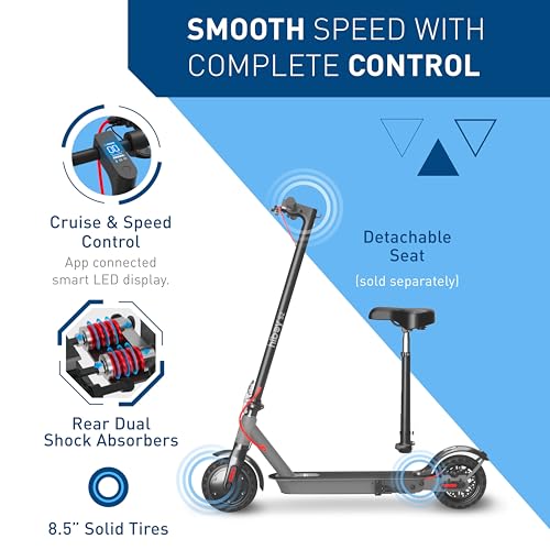 Hiboy S2X Electric Scooter - 350W Motor, 19 MPH Top Speed, 17 Mile Range - Image 6