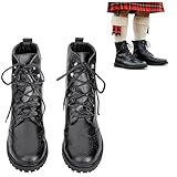 Chaussures en Cuir Ghillie Brogues à Lacets Longs, Style Oxford, inspirées du Kilt écossais, pour Mariage et Tenue Originale des Highlands (Pointure UK 6 / EU 40)