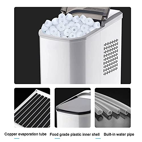 Fabricadora de hielo portátil 10 Kg/24h 9 cubos en 6 min miniatura 5