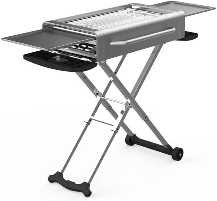 Charcoal Barbecue Grill Portable Outdoor Stainless Steel BBQ Grills BBQ Tools Picnic Camping Folding Barbecue Stove