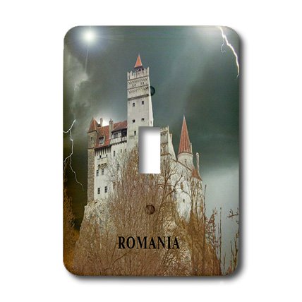 Interrupteur à bascule simple Dracula Castle Roumanie deco murale gothique