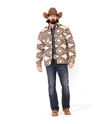 Image of Outback Trading Company Men's Ronan 29761 Cotton Warm Outdoor Casual Western Berber Lined Snap Closure Long Sleeve Jacket
