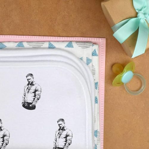 Azeeda 'Masculine Modern Man' Baby Burp/Wash Cloth (BC00029596)3