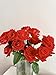 WENSINL Fake Red Roses Artificial Flowers 10 Pieces Valentine's Mother's Day Bouquet Silk Forever with Stems for Wedding Birthday Easter Christmas Engagements Anniversary Home Decor