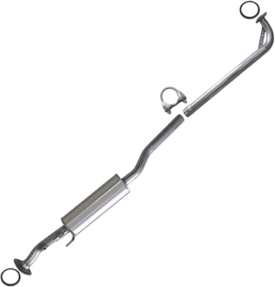 Northeastern Exhaust | Stainless Steel Exhaust Resonator Pipe Compatible for 2002-2003 Toyota Solara 2.4L | Free Clamp and Gaskets Included | Automotive Replacement Part