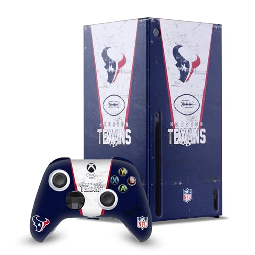 Skin Xbox Series X autocollant manette jeu NFL Houston Texans protection vinyle