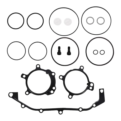 AUCERAMIC Dual Vanos O-Ring Seal Repair Kit for BMW E36 E39 E46 E53 E60 M52tu M54 1998-2006 Double Camshaft Rebuild Kit Replace# 11361433513 11361748745