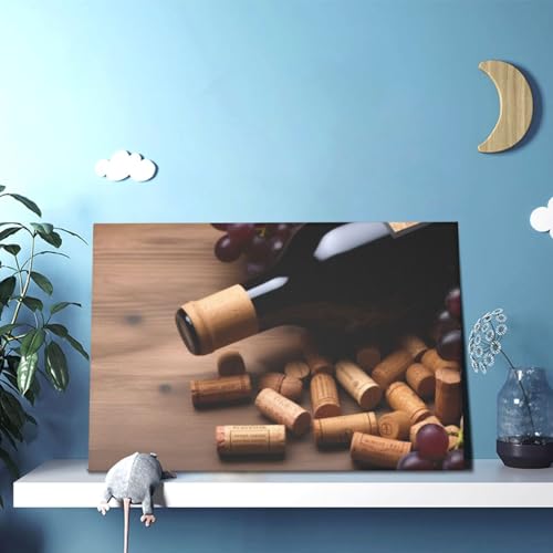 Impression sur toile bouteille de vin, le cadeau idéal pour passionnés de déco - 5
