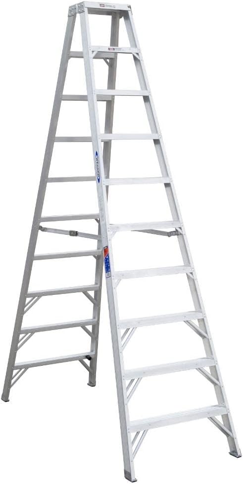 Werner (T310) Twin Step Ladder, Aluminum