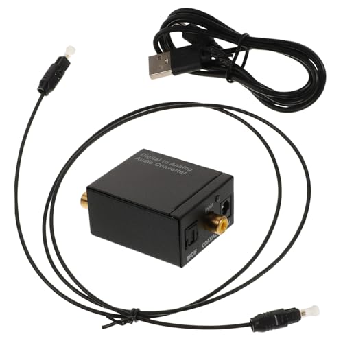 HOLIDYOYO Digital to Analog Audio Converter Adapter Compact Jack Compatible Easy Installation Suitable for Tvs Sound Systems and Rvs