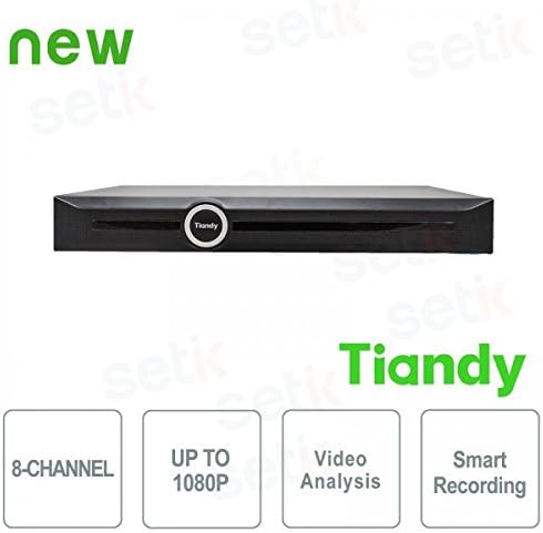 Quddiem view of the Tiandy NVR highlighting key features