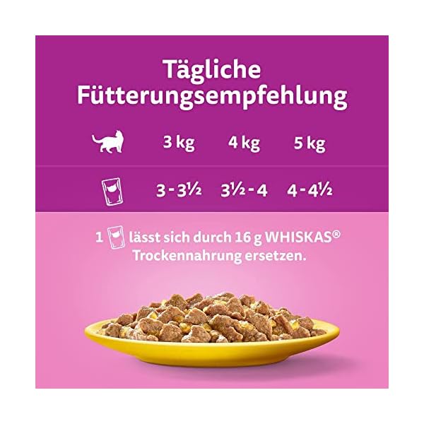 Whiskas 7+ Katzenfutter Geflügel Auswahl in Sauce – Bild 5