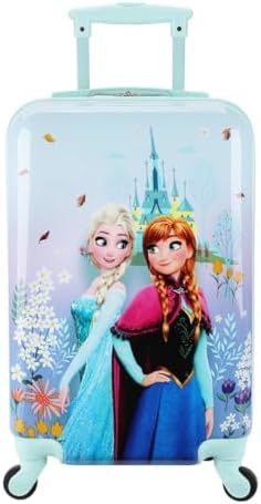 Bioworld Frozen Elsa & Anna Arendelle Castle 20" Rolling Luggage