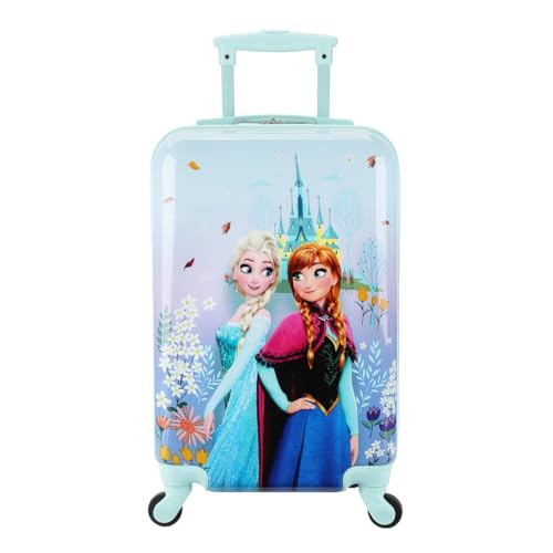 Bioworld Frozen Elsa & Anna Arendelle Castle 20" Rolling Luggage