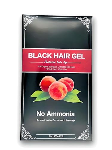 Dreamshop Hair Gel Amonia Free Natural Hair Color Dye Organic Natural Black Color Dye For Men And Women Both Long Lasting Coloring