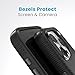 Speck MagSafe Case for iPhone 15 Pro - Drop & Camera Protection, ClickLock No-Slip, Wireless Charging Compatible, Fits All 6.1 Inch Models - Black/Slate Grey/White