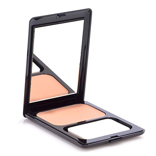Terry Jacobs Powder Creme Make-Up | Perfect Finish and Long Wearing Coverage with Sponge | Natural Powder Flawless Cover | Long Lasting All Day Wear and Non Greasy, Neutral Light