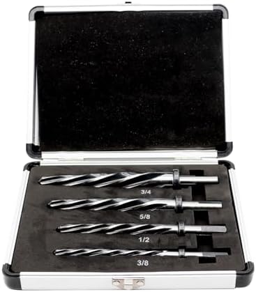 Set Alesatore A Macchina, 10pcs HSS H7 Flauto Diritto Alesatore