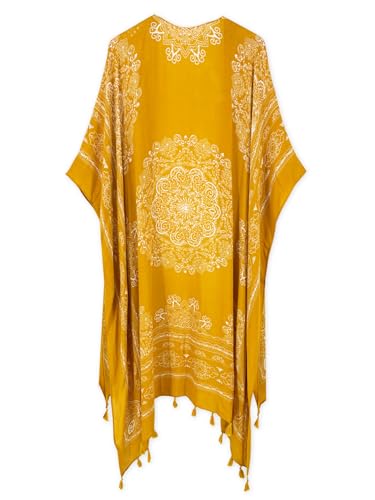 Image of Spicy Sandia Kimonos for Women Floral Beach Cover Up Loose Swimsuit Bathing Suit Coverup Cardigan for Summer Swimwear