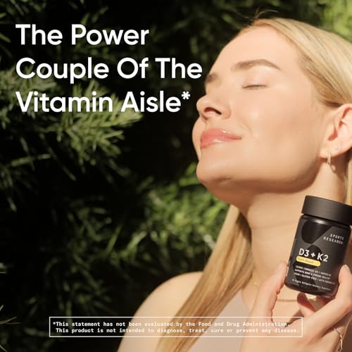 image for Sports Research® Vitamin D3 + K2 w/ Coconut Oil - Vegan Vitamin D 500